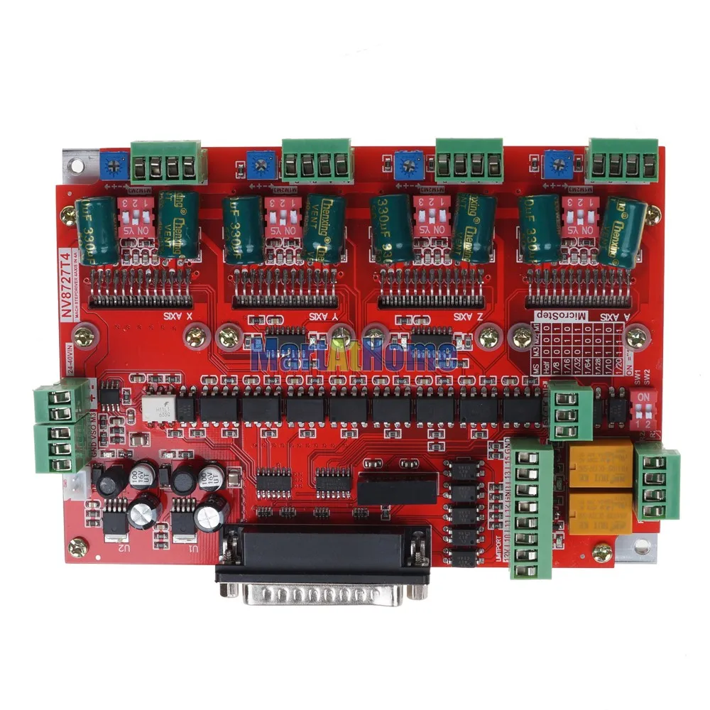 ЧПУ маршрутизатор 4-осевой платы управления шаговым двигателем и Карта драйвера