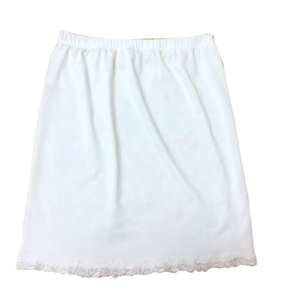 White Lace M Летнее сексуальное женское нижнее белье, повседневные женские нижние юбки, базовая мини-юбка, нижнее белье, свободные короткие слипы, нижние юбки - Цвет: White Lace M