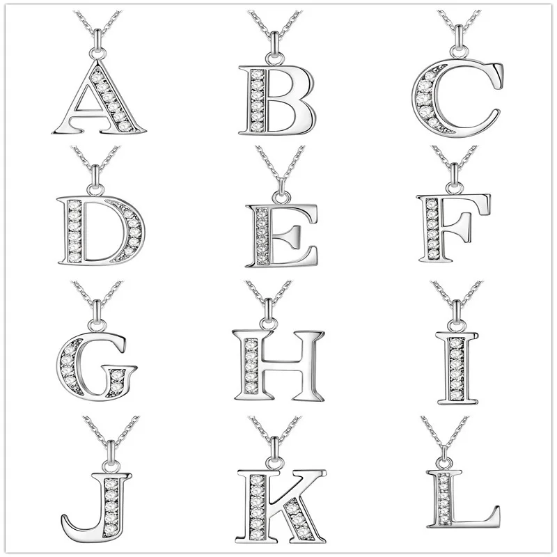 Бесплатная доставка 26 alphabetожерелье с буквенным принтом модный ювелирный