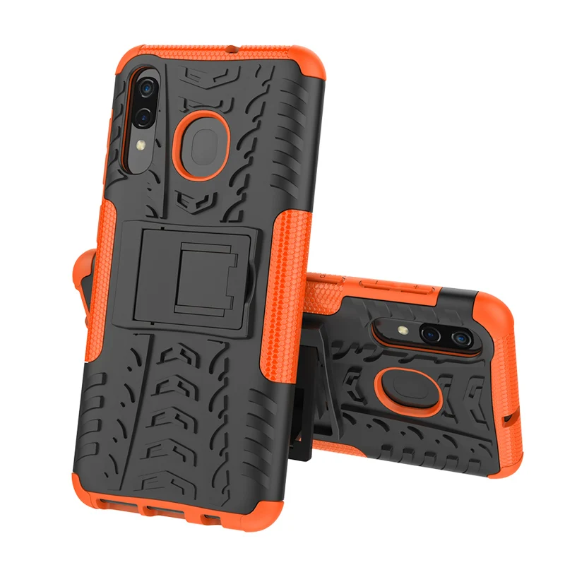 orange Чехол для samsung Galaxy A50 A30 чехол s samsung A50 A30 A40 A20 A70 A60 30 50 M30 M20 M10 A6S крышка бронированный противоударный чехол Coque - Цвет: orange