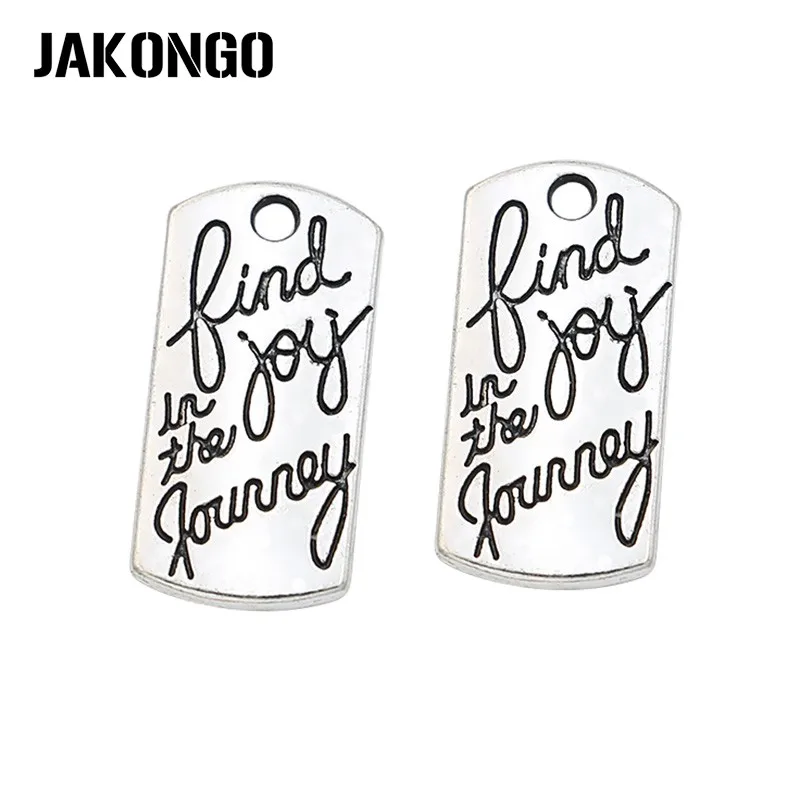 Подвеска радость в путешествии с покрытием антикварным серебром 20 шт. Подвески