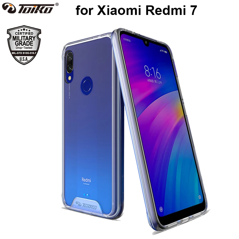 Прозрачные ударопрочные Чехлы TOIKO Chiron для Xiaomi Redmi 7 задняя крышка Гибридный бампер