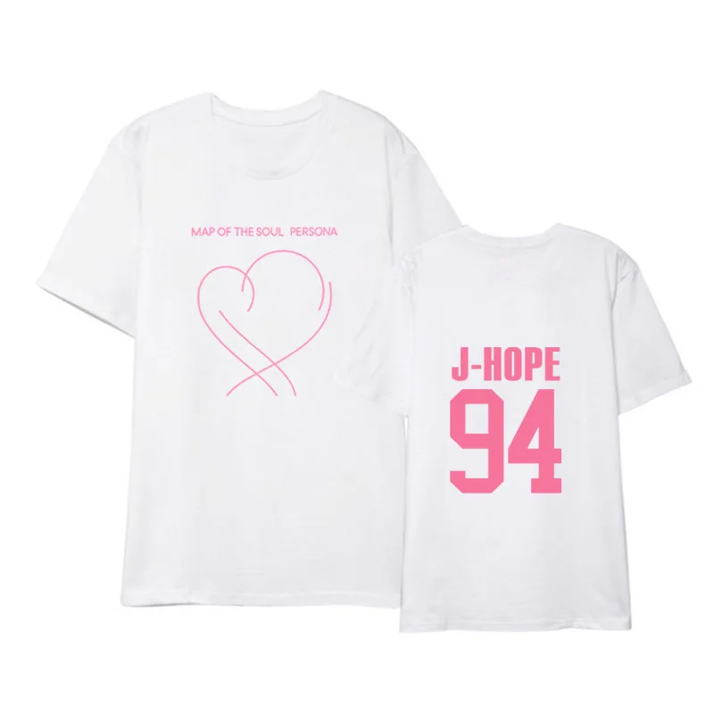 Kpop EXO GOT7 jin футболка suga карта души персоны летняя новая с короткими рукавами
