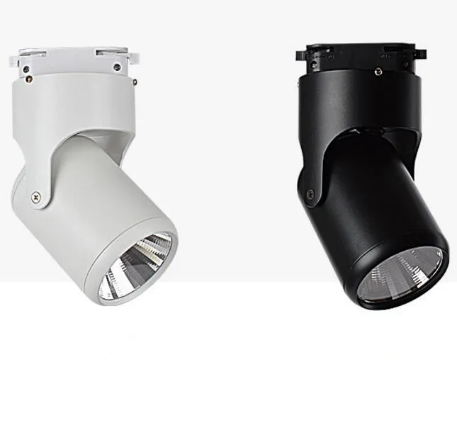 

Горячая Распродажа светодиодный COB Трековый светильник 12W/ 20W COB светодиодный светильник 180 градусов вращения Светодиодный точечный светильник для потолочный светильник ing приспособление