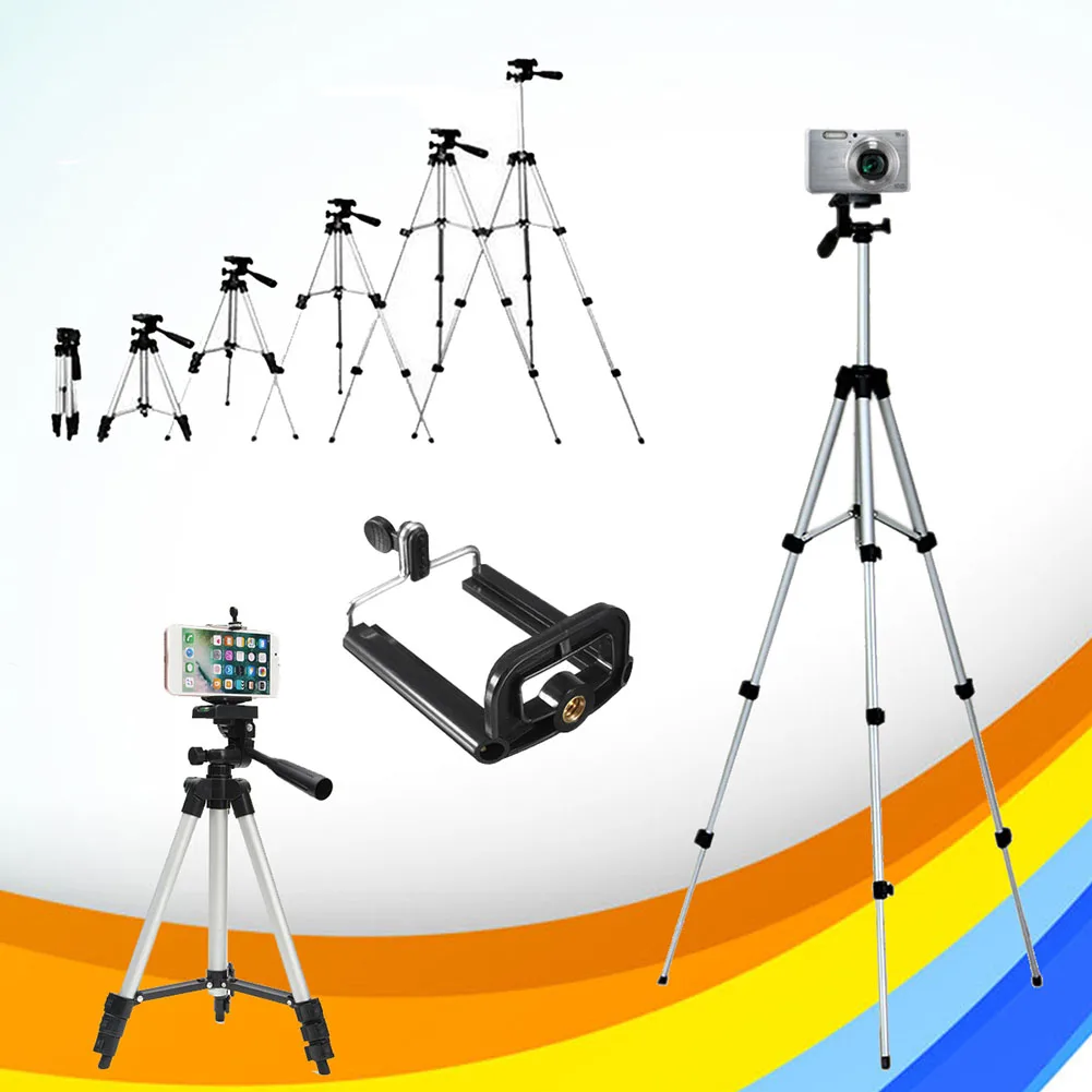 

Hot Sale Tripod Stand Mount Holder with Phone Clip for Digital Camera Camcorder Phone iPhone DSLR