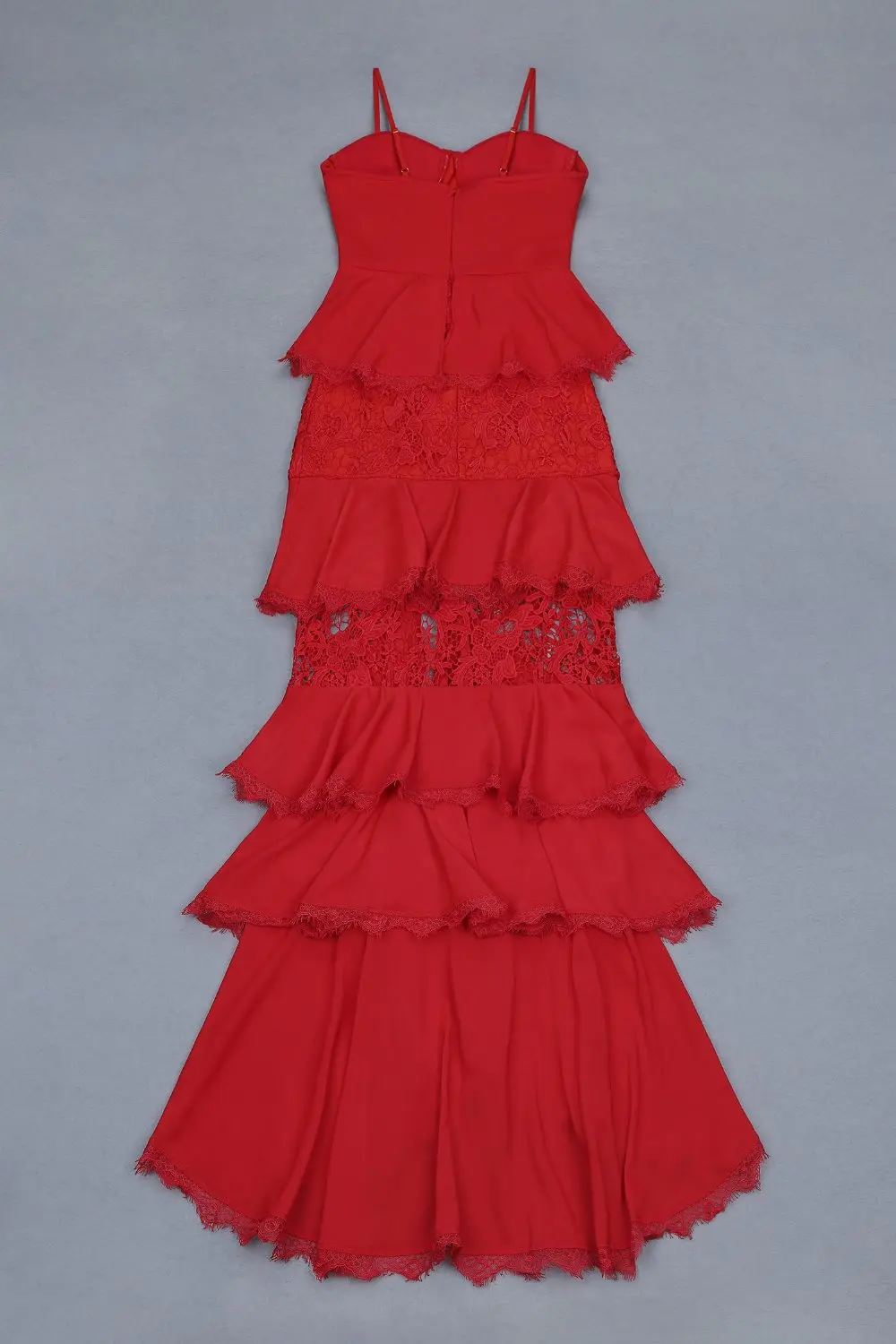 

Christmas Red Elegant Celebrity Bandage Dresses Fashion Night Club Party Sexy Women Long Dresses Lace