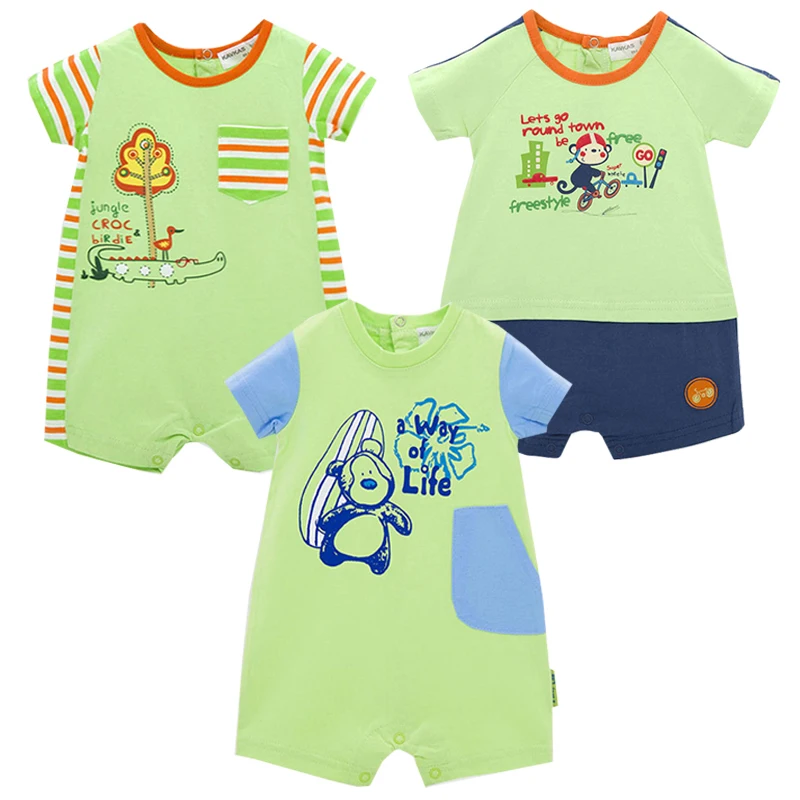 Лето осень детские комбинезоны одежда 2018 детская хлопковые с длинным рукавом и