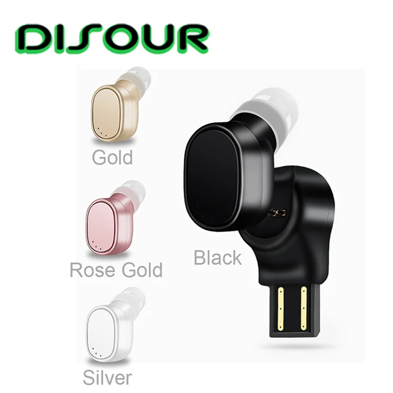 DISOUR X12 Wireless Bluetooth Earphone Mini Single Noise Cancelling Earbud For Xiaomi Portable Headset HandsFree fone de ouvido |