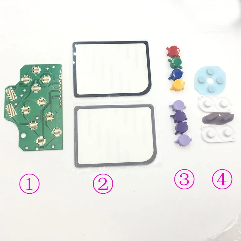 Для DMG GB пластиковая кнопка A B и Кремниевая включения резиновая для Raspberry Pi Zero PCB