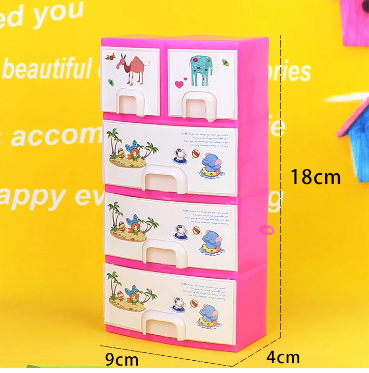 Ящик для хранения Барби и Келли кукольный дом аксессуары кукол кукольная