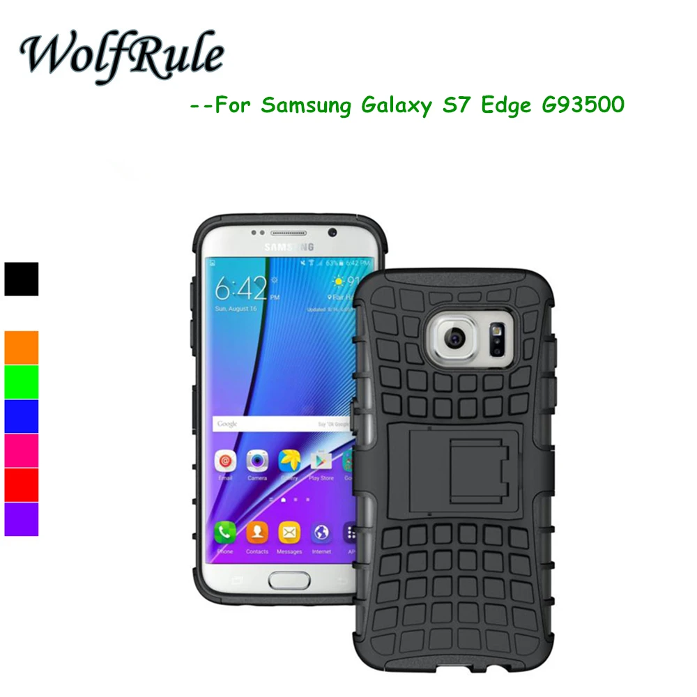 Чехол для телефона Samsung Galaxy S7 Edge чехол из ТПУ + ПК G9350 WolfRule &lt |