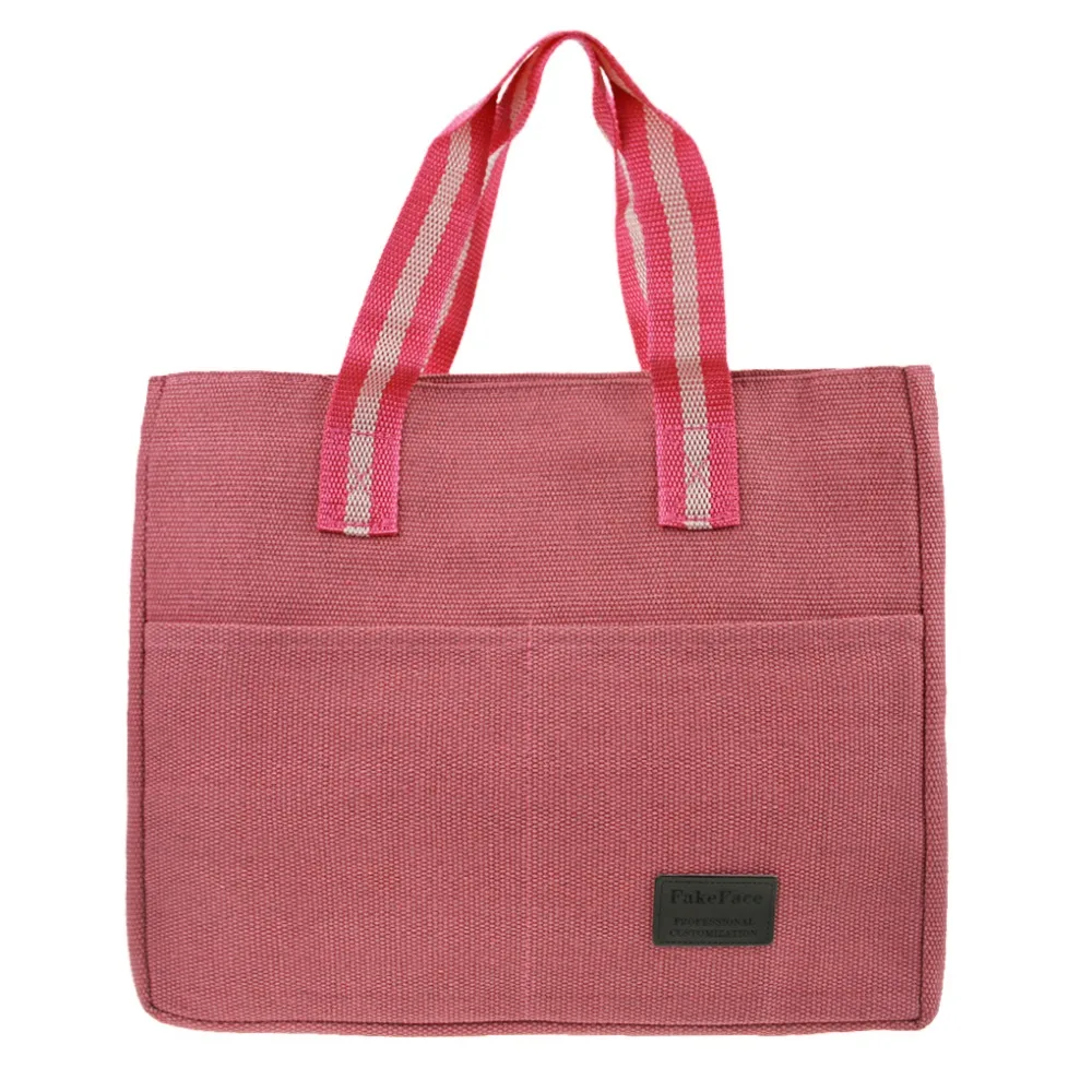 Парусиновая сумка холодильник ланч Box изоляцией большая для пикника