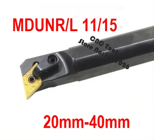 

Angle 95 1PCS S20R-MDUNR11 S25S-MDUNR15 S32T-MDUNR15 S40T-MDUNR15 MDUNL15 20mm 25mm 32mm Right/Left CNC Turning Lathe tools