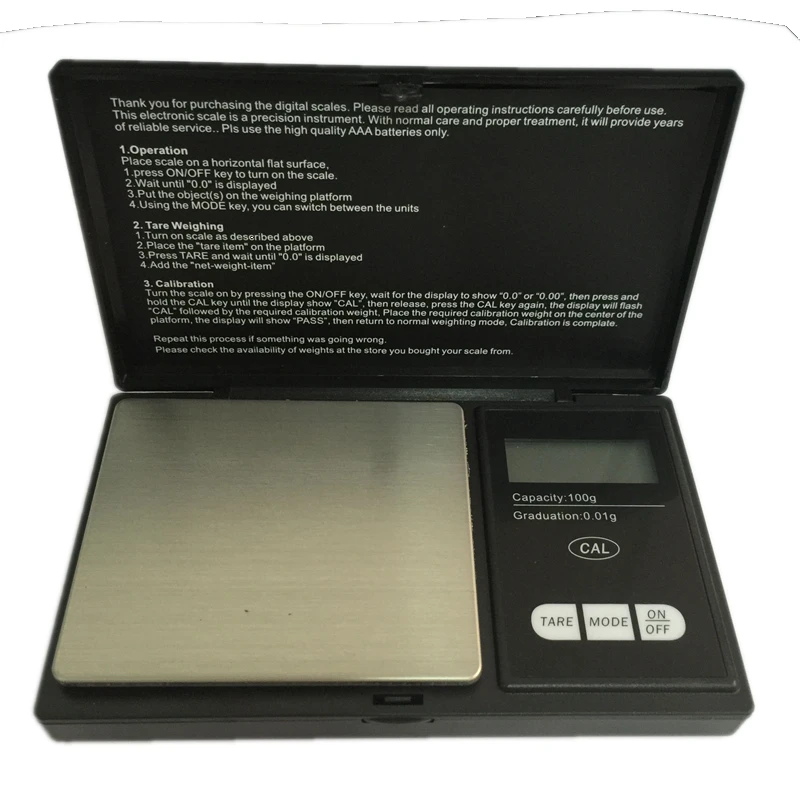 Компактные карманные кухонные весы Precision100g 0 01 г электронные для ювелирных