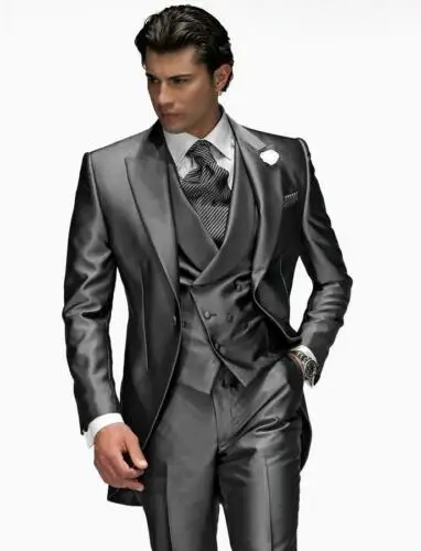 

Custom Made Men Wedding Suits Groom Tuxedos Formal Best Man Suit Business Wear