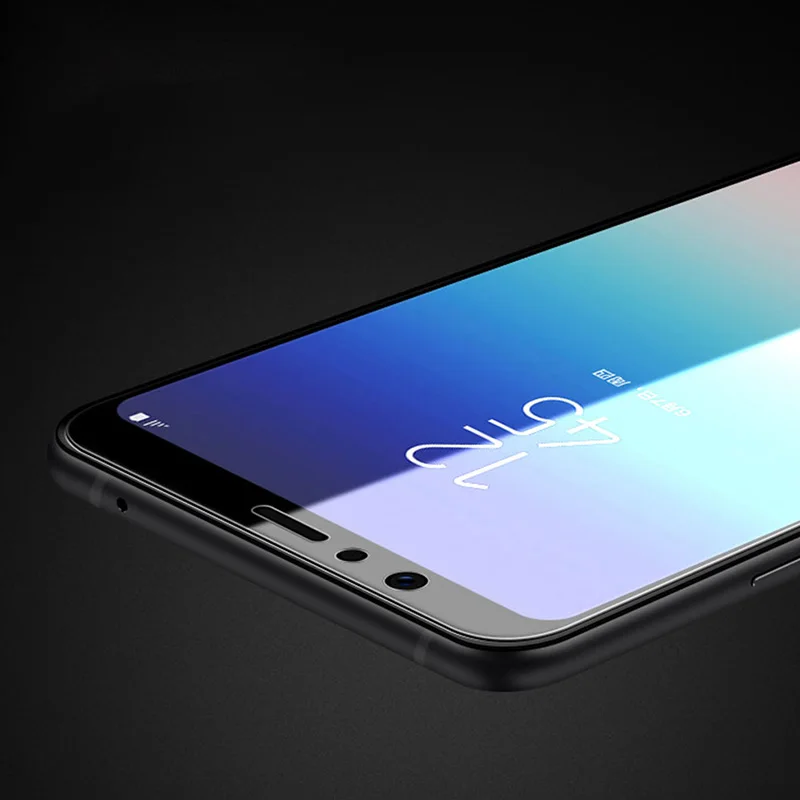 Стекло для samsung Galaxy A7, закаленное стекло, полное покрытие, клеевая пленка для экрана, протектор для Galaxy A7, закаленное стекло