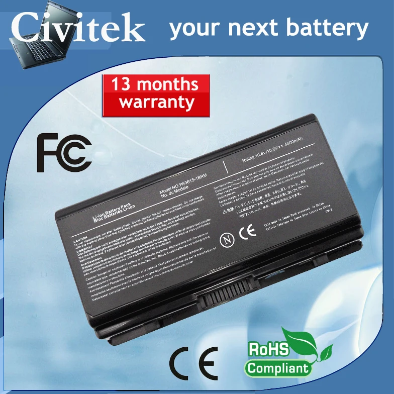 Аккумулятор PA3615U 1BRM 1BRS PABAS115 для Toshiba L40 10 8 V 4400mah|battery for toshiba|toshiba l40 batterytoshiba battery |