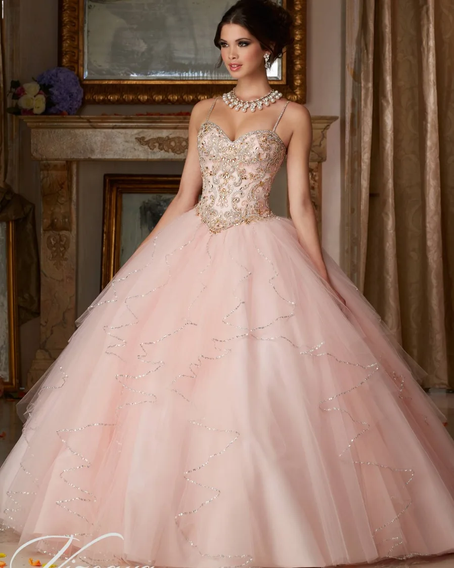 

Princess Popular Puffy Ball Gown Coral Quinceanera Dresses 2020 Cheap Sweet 16 Dress Vestido De 15 Anos Custom