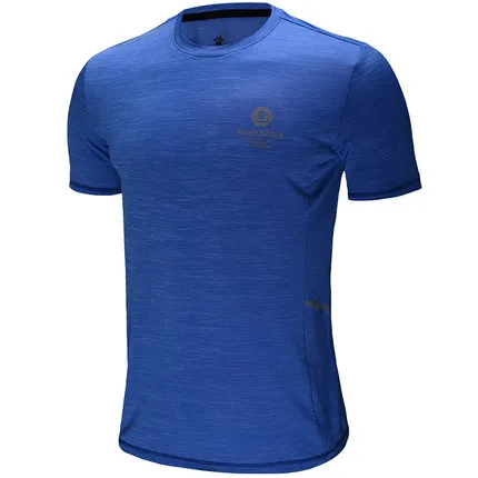 KELME Мужская и женская спортивная тренировочная футболка для бега дышащая быстросохнущая летняя футболка с коротким рукавом 3891541 - Цвет: Blue