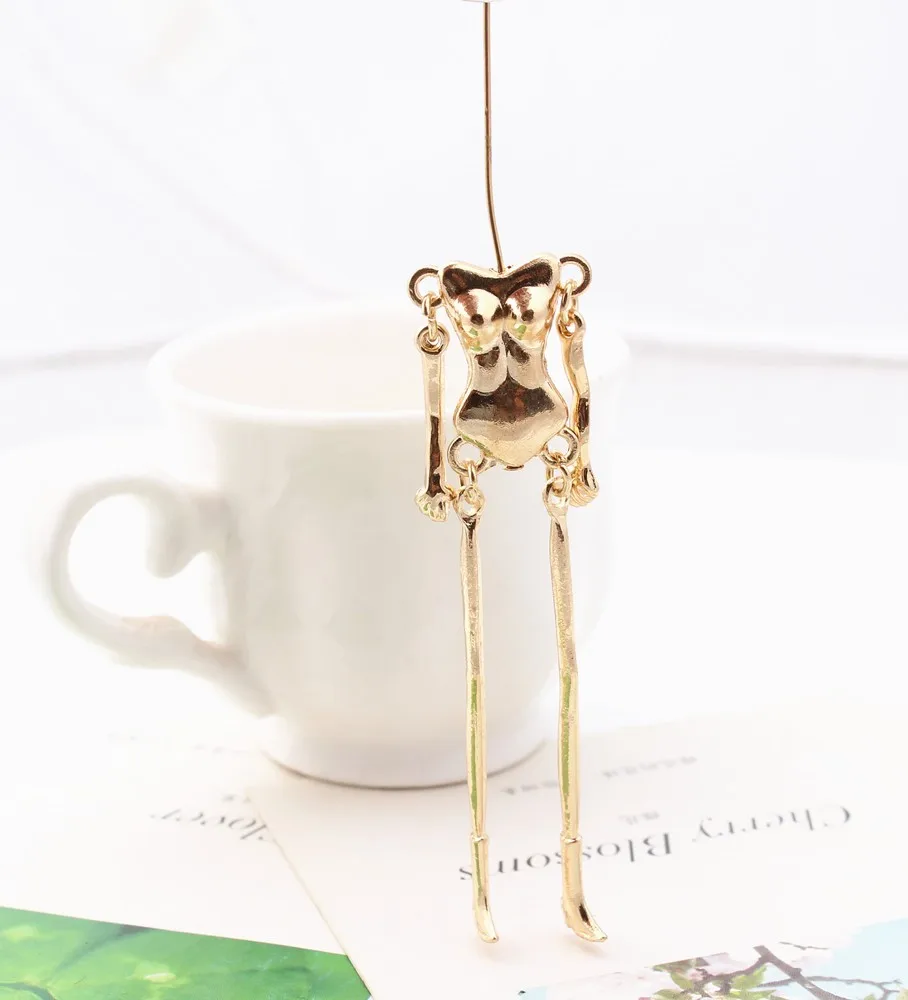 1 шт. высококачественный металлический золотистый и серебристый скелет для