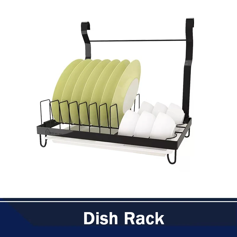 Dish Rack A 304 нержавеющая сталь сушилка для посуды настенная кухонная полка сливная чаша столовые приборы подстаканник Подставка-сушилка для посуды с поддоном кухонный Органайзер - Цвет: Dish Rack A