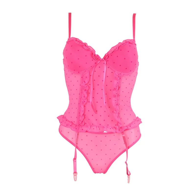 Pink CINOON, новинка, корсет, бюстье, сексуальный, для женщин, ночная одежда, пояс, триммер, кружево, дышащая ткань, косточки, талия, для похудения, нижнее белье, бюстье - Цвет: Pink
