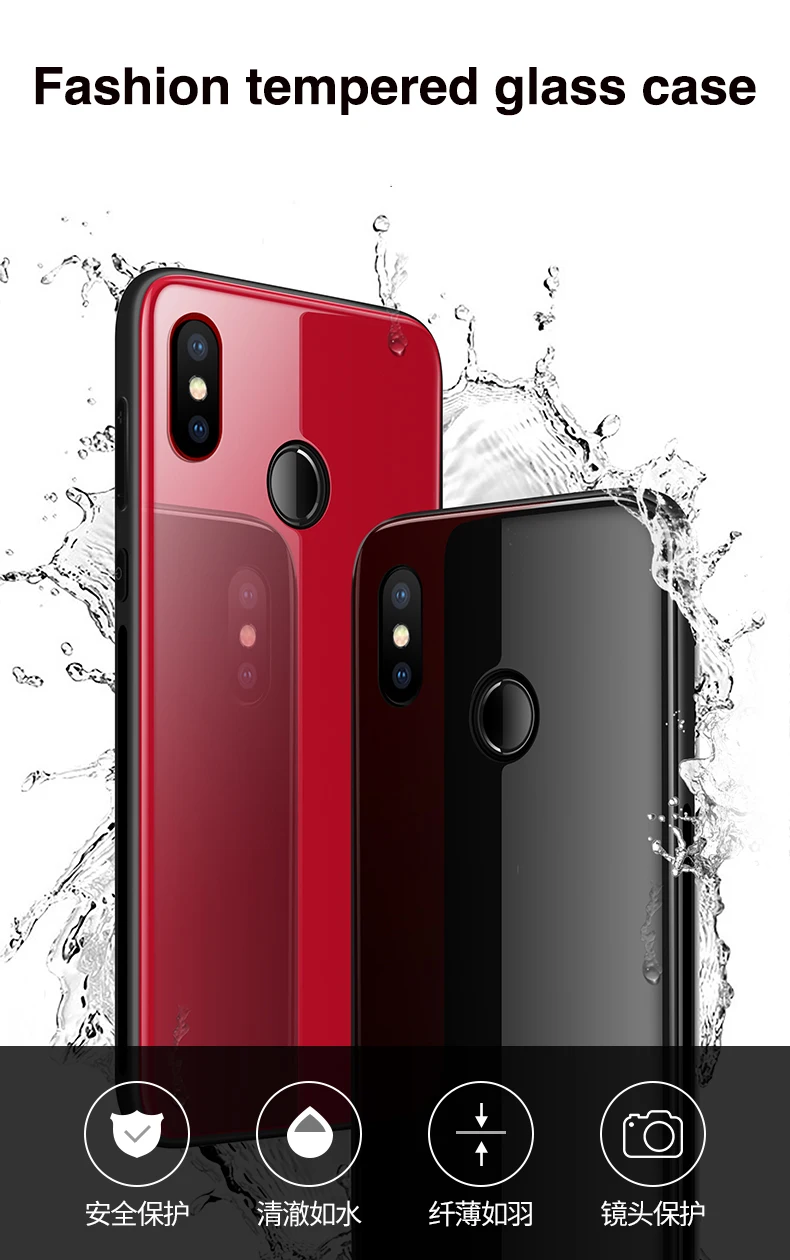 Для Xiaomi mi x 3 Чехол Urban стильное закаленное стекло силиконовая рамка стекло Жесткий Чехол для Xiaomi mi x3 оболочка mi x 3 Чехол