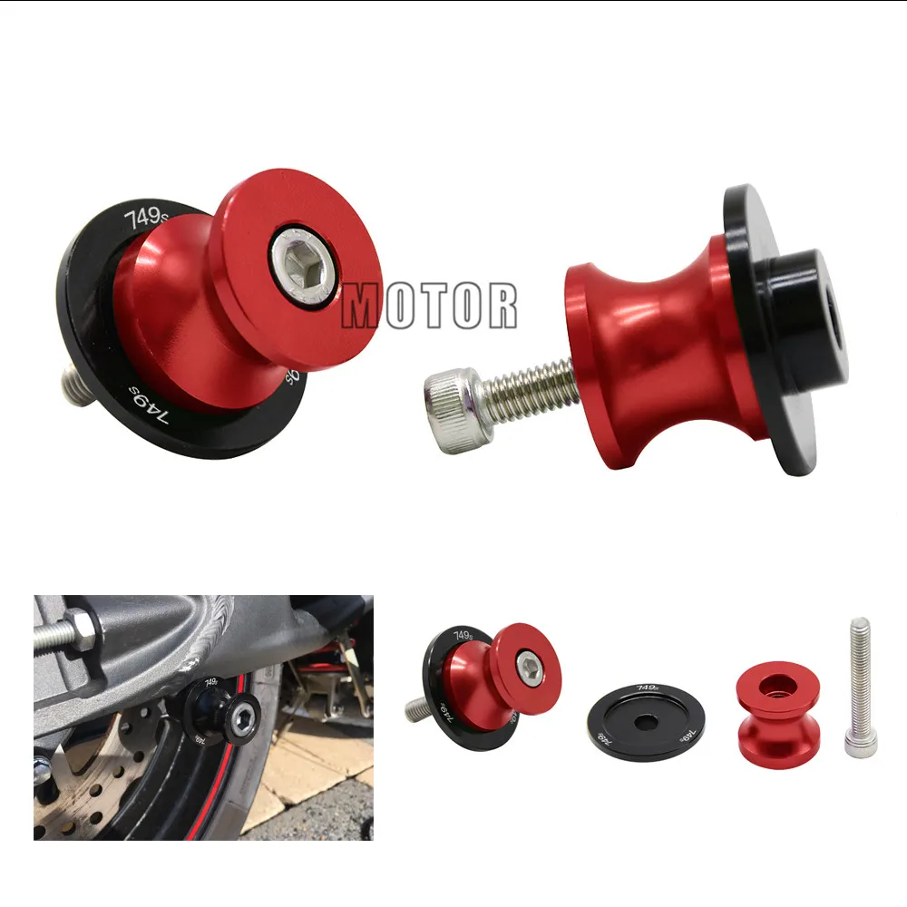 Маятниковые Катушки слайдер 749 S 749/S 2003 2006 8 мм CNC алюминиевый мотоцикл задний