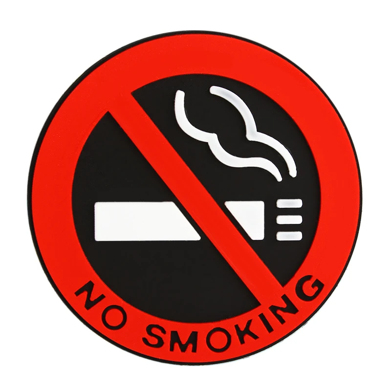 Не курить автомобильные наклейки-логотипы и знак отличия для автомобиля фуал