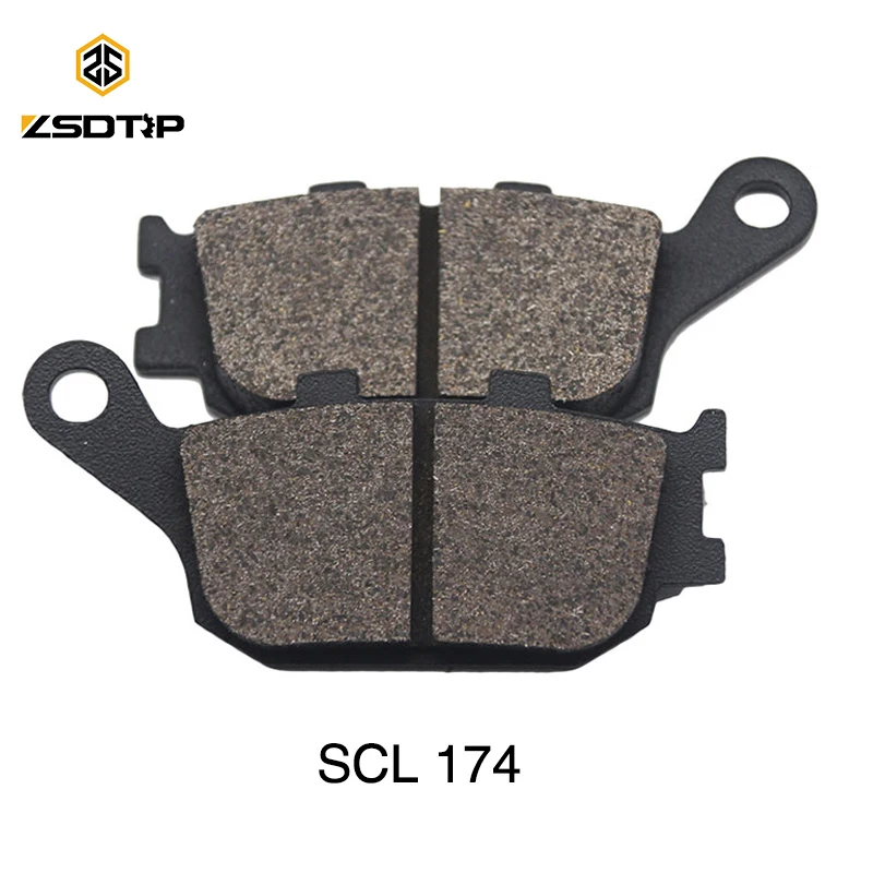 Задние тормозные колодки ZSDTRP для мотоцикла KAWASAKI Z750 Z1000 HONDA CB400 CB500 600 NC 700X CB1000 SUZUKI SV400