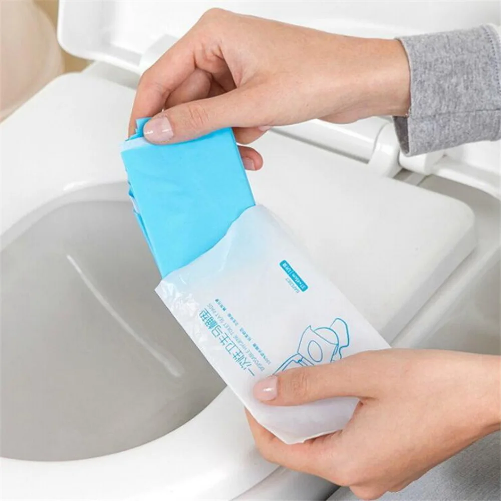 Pocket size Travel disposable Hygienic toilet seat cover Anti-bacterial 45*37cm Pregnant women Pad JJ-ZBD14 | Дом и сад