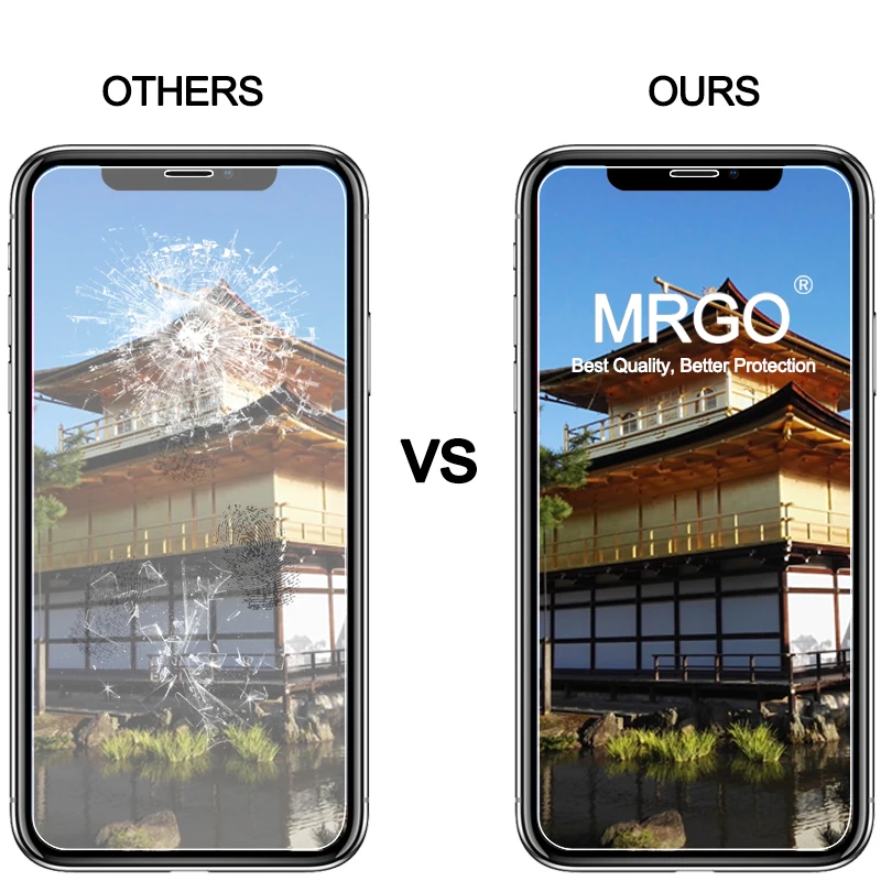 2.5D 9 H закаленное Стекло для IPhone X Экран протектор Телефон Защитная Плёнки iPhone