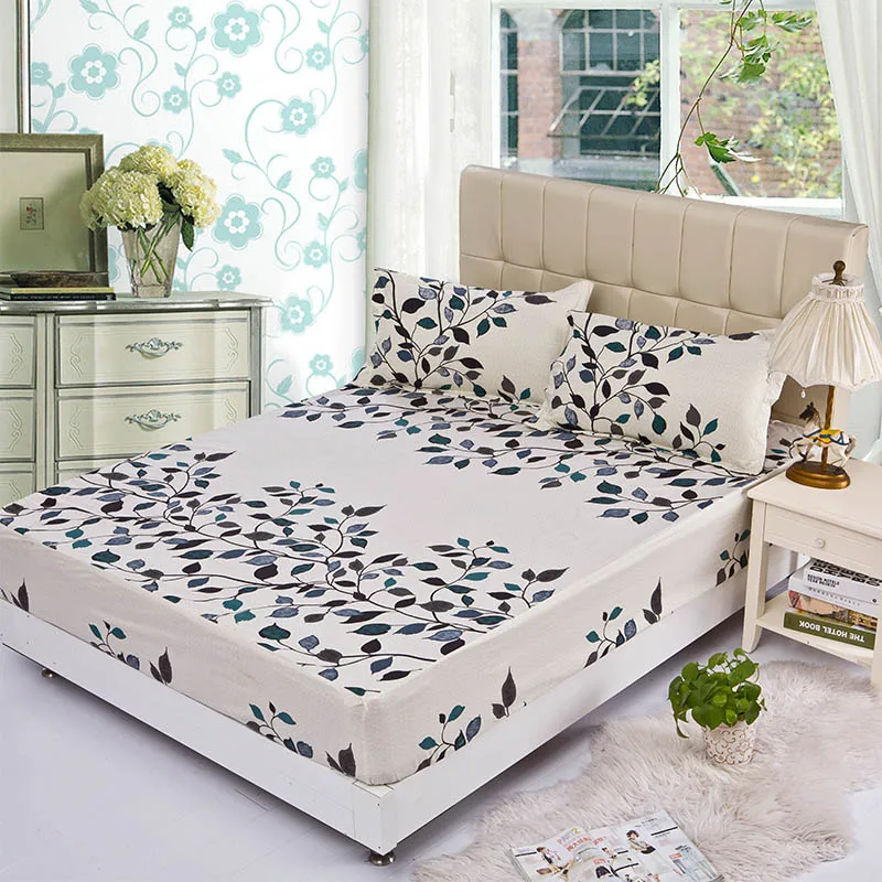 Эластичный Натяжной чехол чистый зеленый эластичный для матраса Чехол на