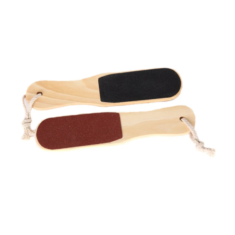 1 шт ноги файл деревянные песок Бумага удаления омертвевших носком Exfoliator каблук