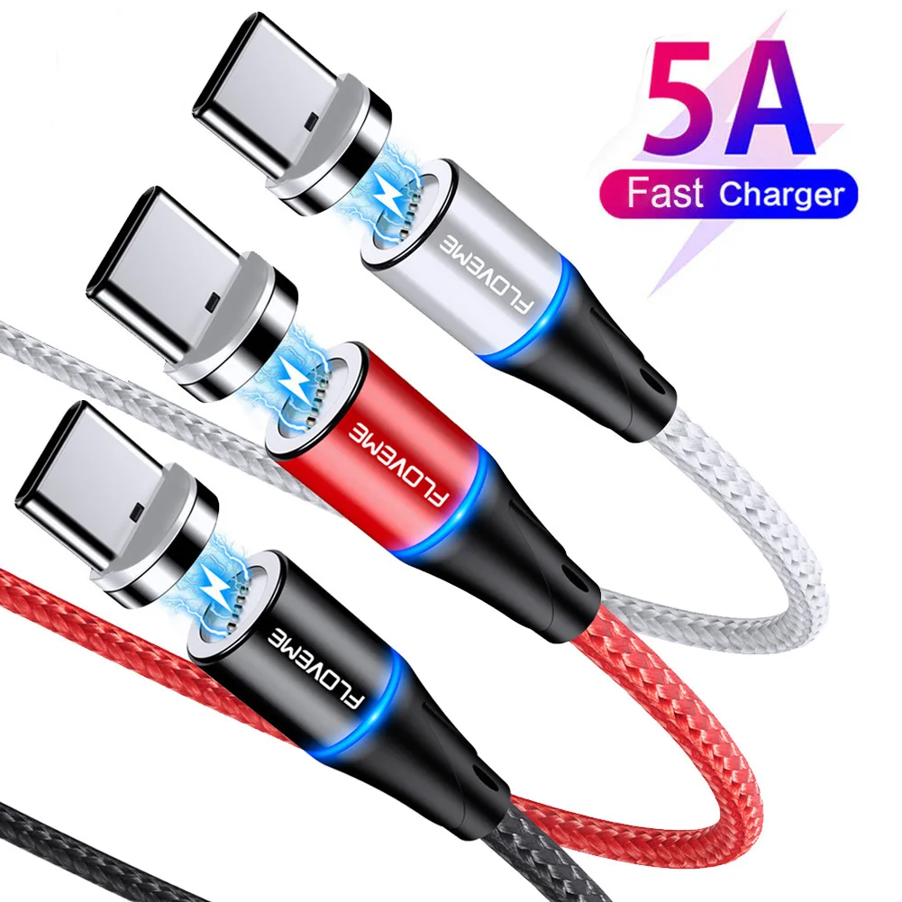Кабель USB Type C Super 5A для Huawei P30 Pro Mate 20 P20 кабель быстрой зарядки Samsung S10 S9 S8 Redmi Note