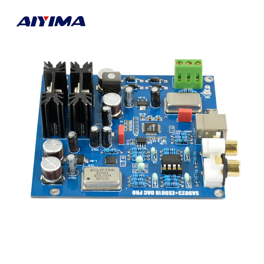 Aiyima 2017 ES9018MK2 + SA9023 декодирования доска USB ЦАП цифровой стерео аудио