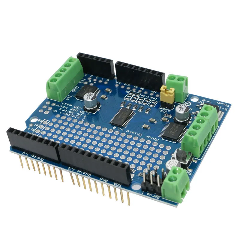 IIC I2C TB6612 Mosfet шаговый двигатель PCA9685 ШИМ Серводвигатель щит V2 для Arduino робота PWM Uno