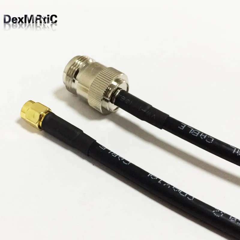 RF SMA Мужской к N женский косичка кабель RG58 беспроводной маршрутизатор 50 см
