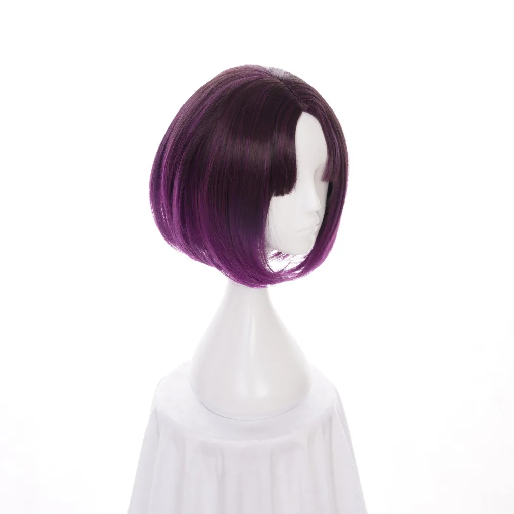 Ccutoo 35 см Женские синтетические волосы Miss Kobayashi's Dragon Maid Elma Jouii черный/фиолетовый