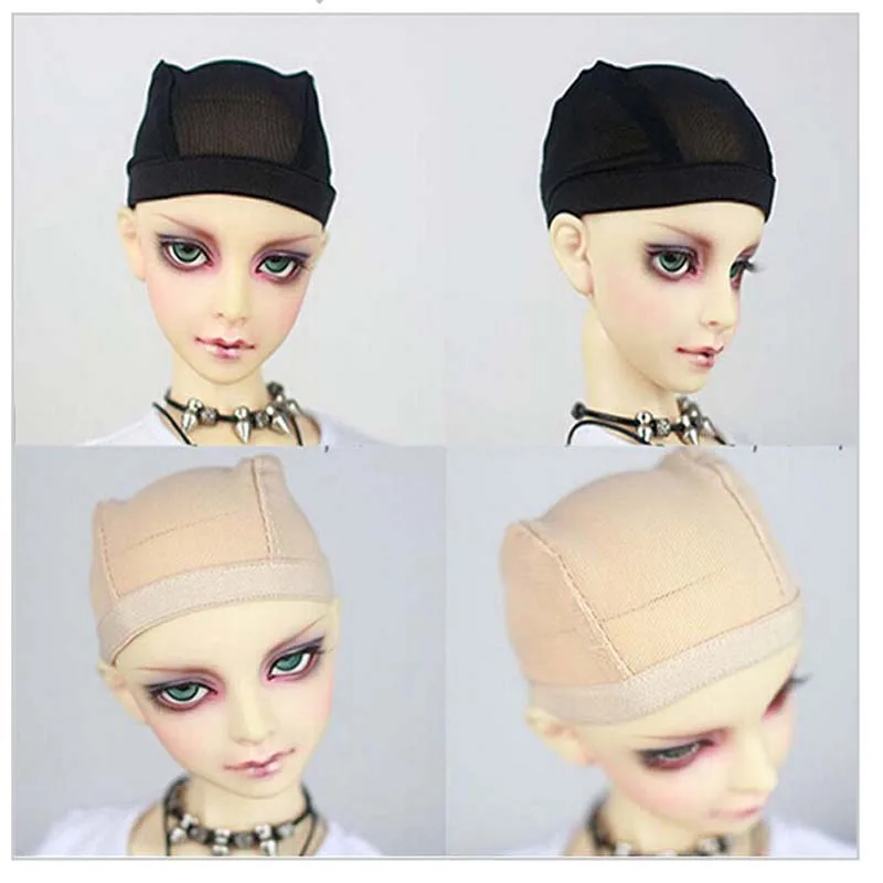 2PCS/LOT Retail BJD Hair Accessories 1/3 1/4 1/6 SD BJD Wigs Caps Hair Net For DIY Doll Wigs