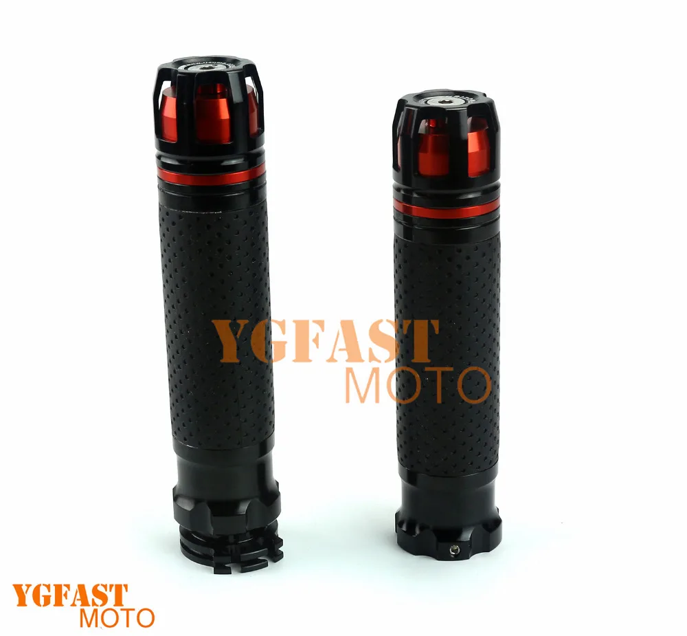 Углеродного Волокна Универсальный 22 мм 7/8 &quotРучки Бар Конец Для Street Bike Scooter Dirt