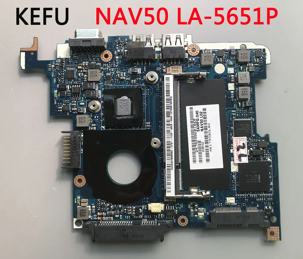 Материнская плата KEFU MBSAL02001 MB.SAL02.001 для ноутбука Acer Aspire D260 NAV50 LA 5651P системная