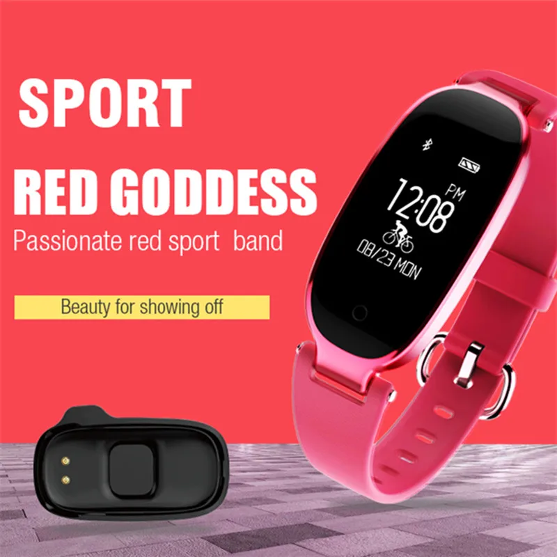 Ataliqi S3 Smart Wristband Watch Fitness Tracker Bracelet Heart Rate SmartBand Gift to Lady for IOS Android Phone Dropshipping |