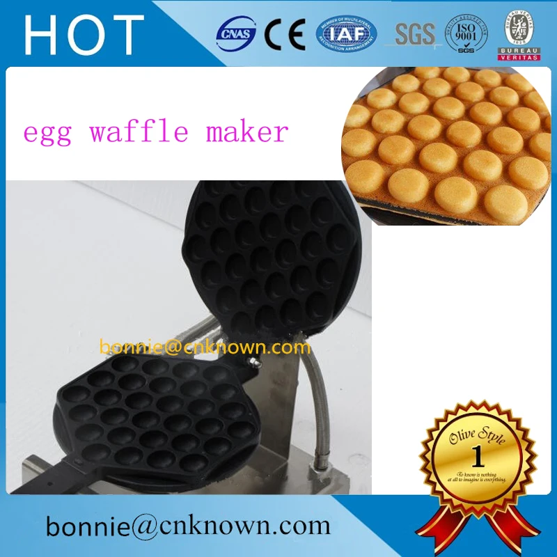 

Digital controled Snack Eggettes machine cooking Egg Waffle Maker