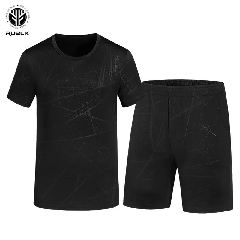RUELK Модные Новое поступление спортивных костюм для Для мужчин лето Горячие Sproting