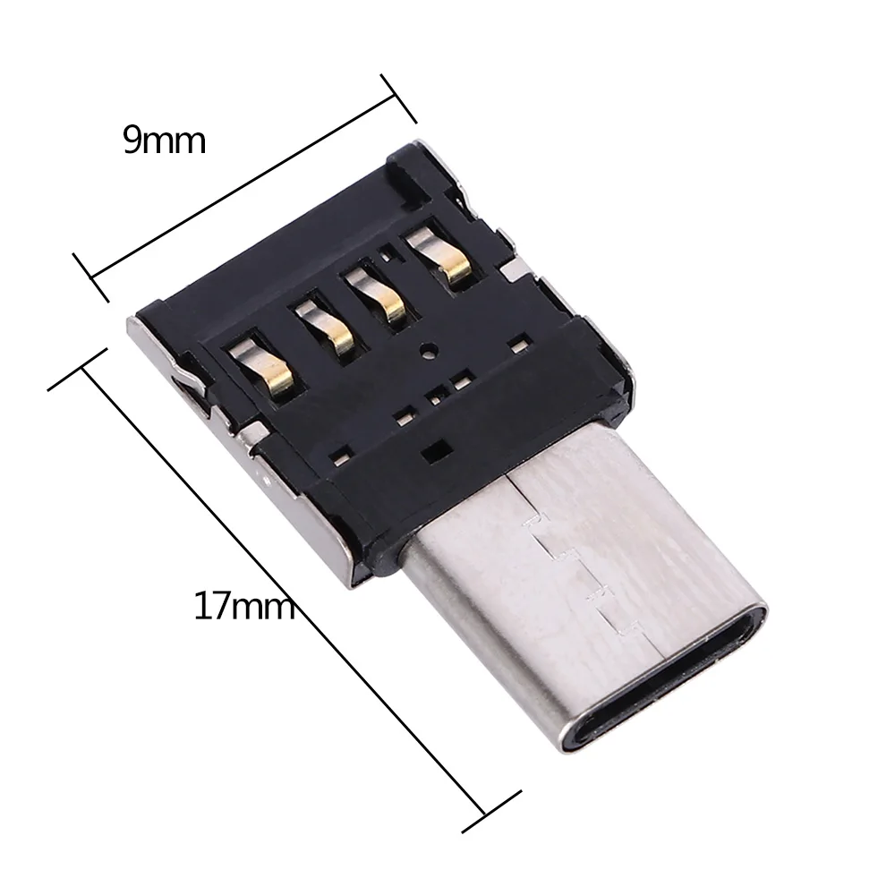 5 шт. мини адаптер Type C с USB 2 0 и OTG для мобильных телефонов планшетов usb кабель флеш