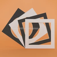 whiteblack photo mats square circle 810121416 inch paperboard textured surface for picture frames passe partouts 12pcslot