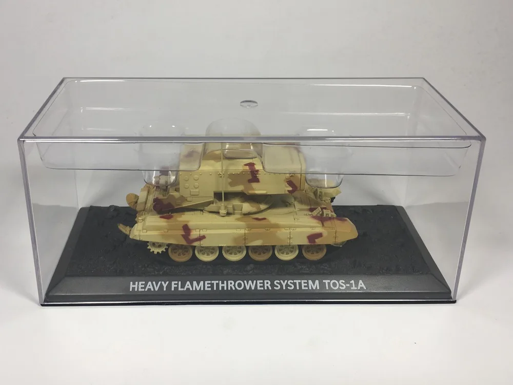 I XO 1:72 heavy flamethrower system tos-1a boutique alloy Tank toys for children kids Model original box |