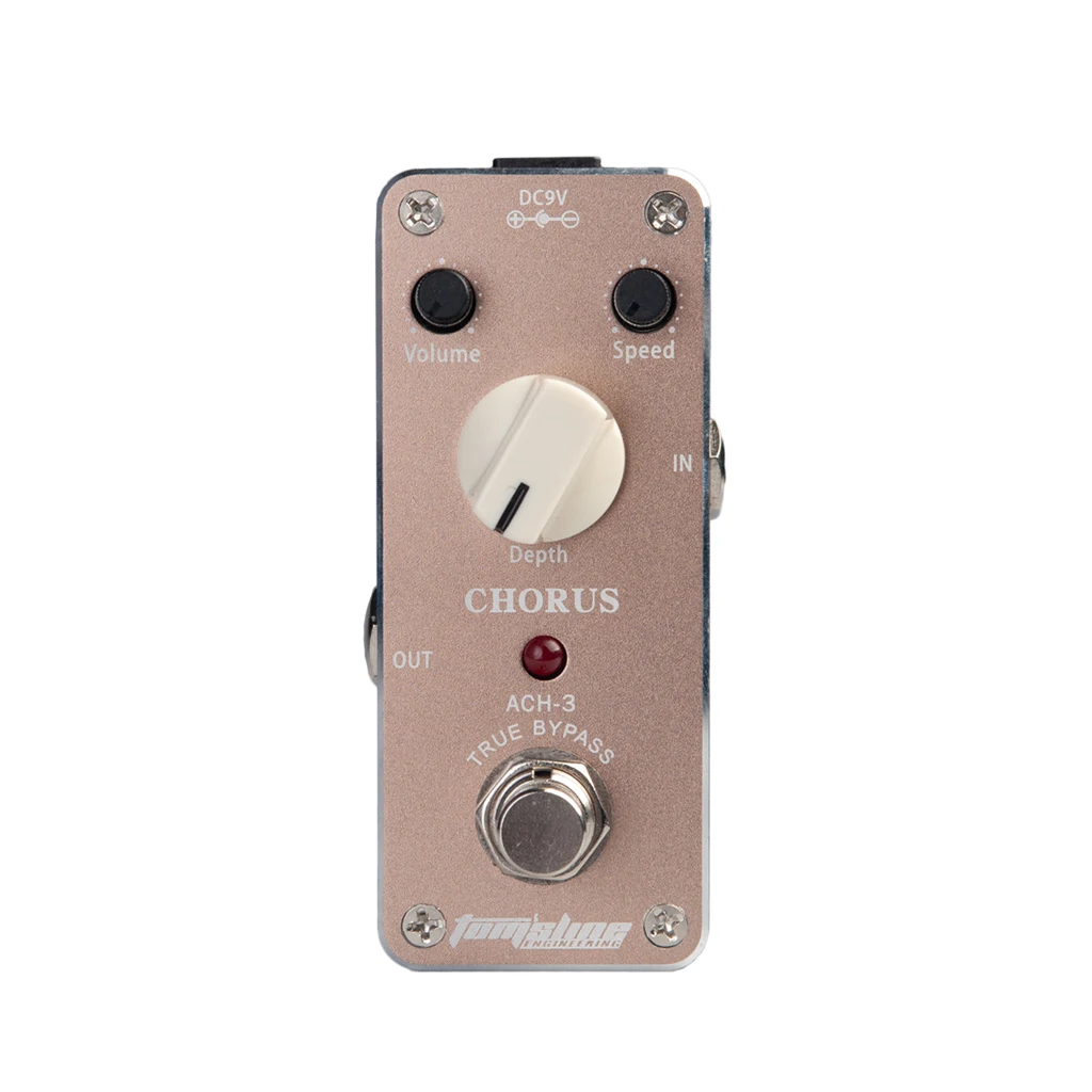 Педаль Tomsline для хора гитарная педаль с эффектом баса высокий уровень настоящий