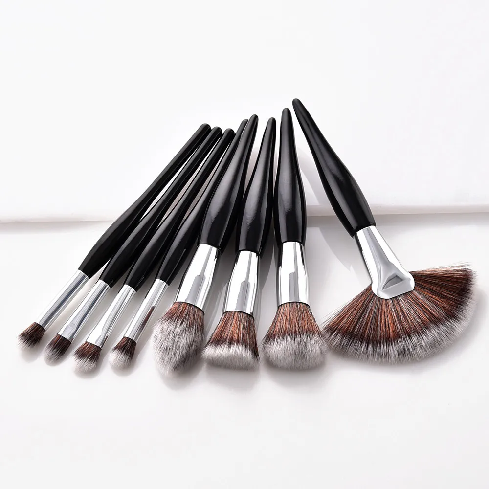 8 шт набор кистей для макияжа Основа Powder Brush тени век подводка губ кисти